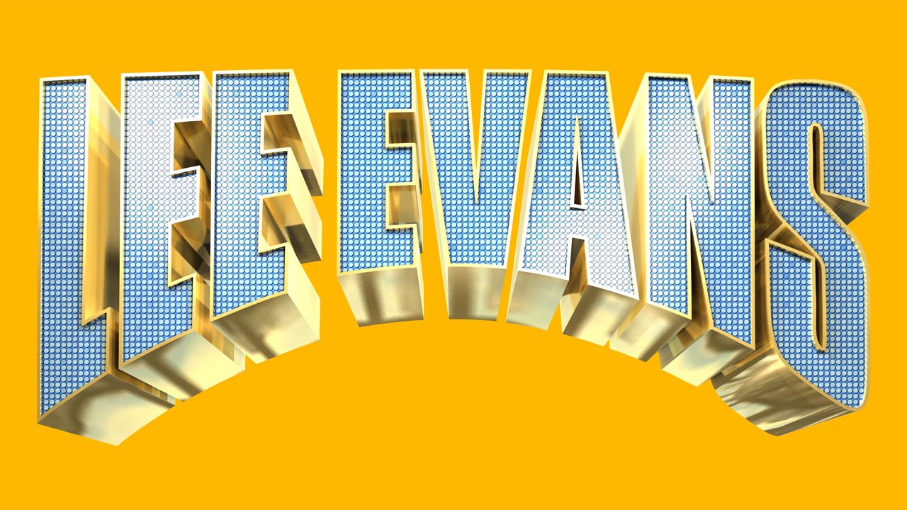 3D CG title for Lee Evans via Tangerine