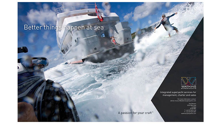 Branding and advertising | Watkins Superyachts