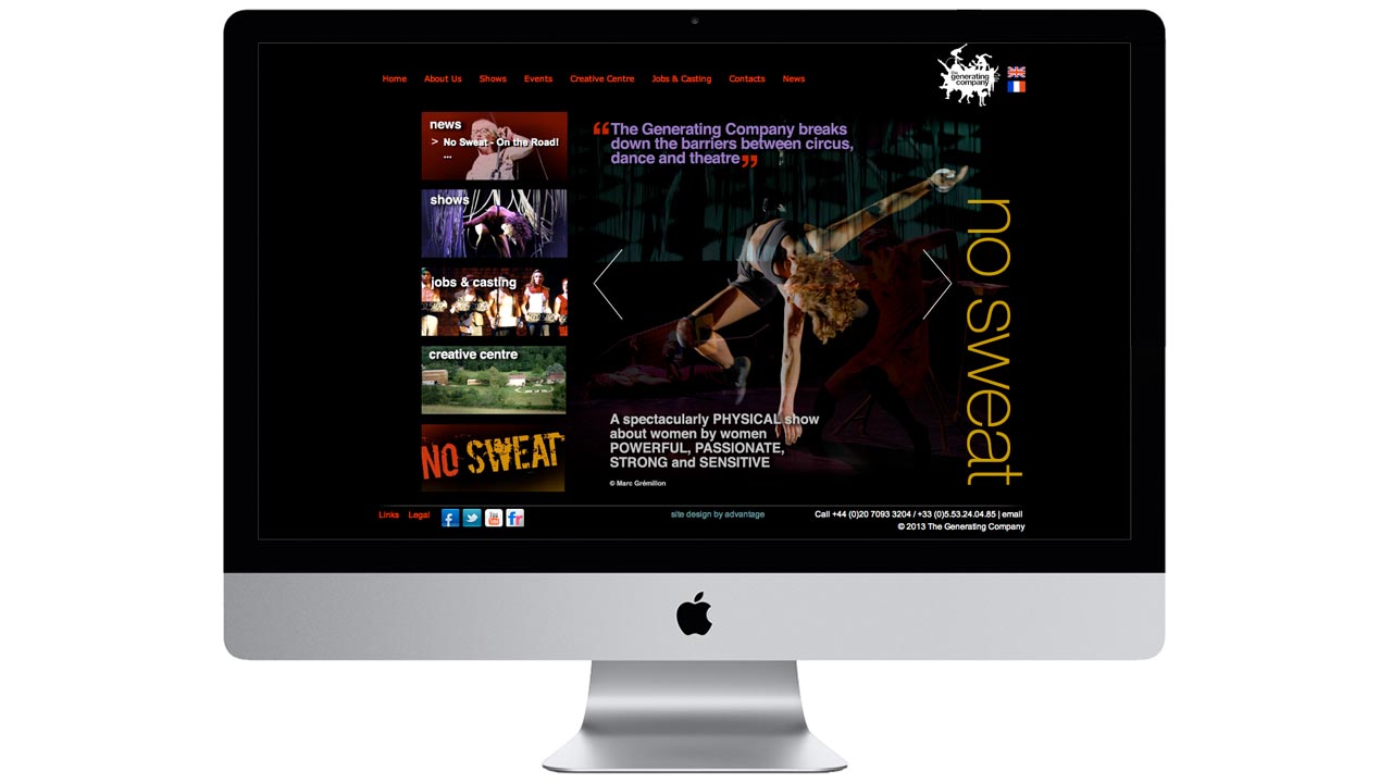 Generating Company website Branding and website for Generating Company