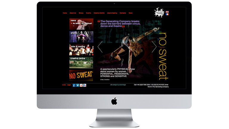 Generating Company website Branding and website for Generating Company