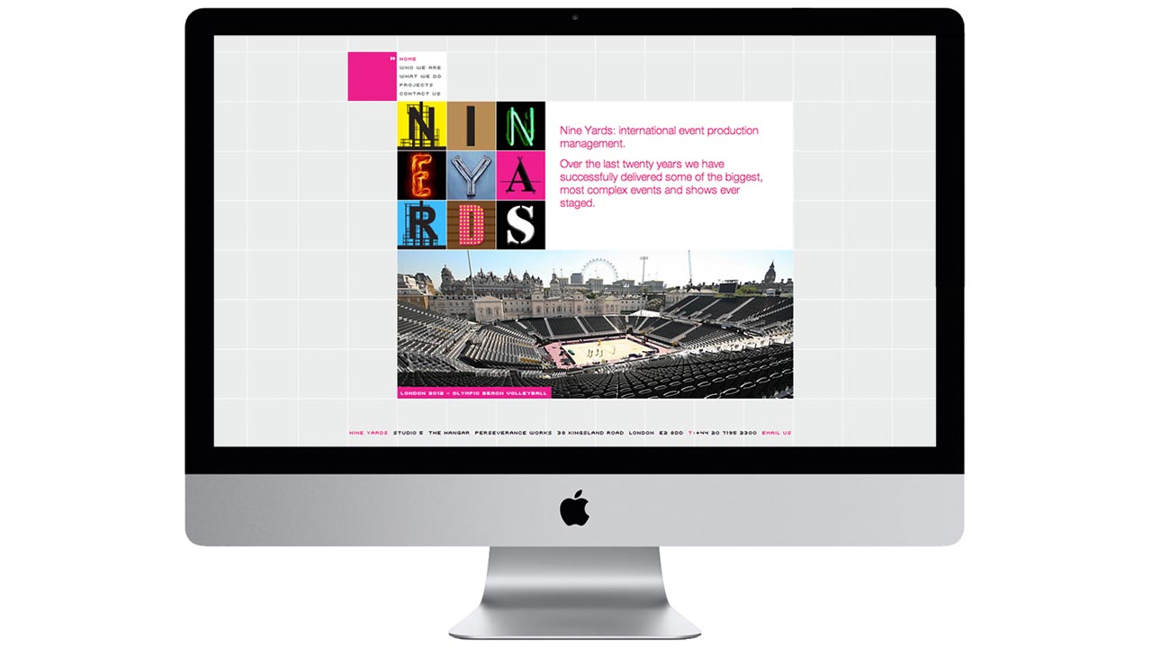Nine Yards branding and website Branding and website for Nine Yards